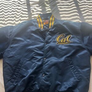 Vintage 00s Cal California Golden Bears Satin Jacket Size M UC Berkeley